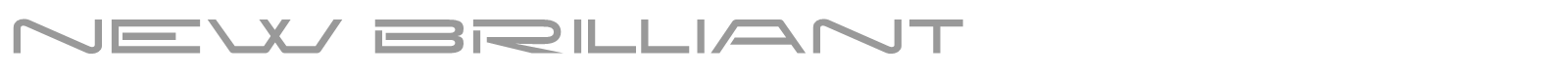 New Brilliant font preview